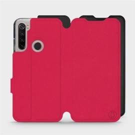 Etui Soft Touch do Xiaomi Redmi Note 8 2021 - wzór Żywa czerwień z czernią