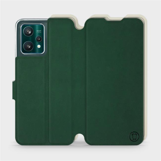 Etui Soft Touch do Realme 9 Pro Plus - wzór Miejska zieleń z platyną