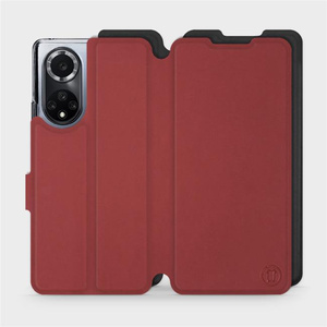 Etui Soft Touch do Huawei Nova 9 - wzór Zachodząca czerwień z czernią