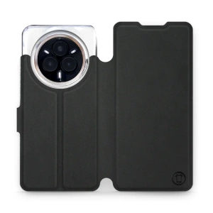 Etui Soft Touch do Realme 14 Pro 5G - wzór Satynowa czerń z platyną