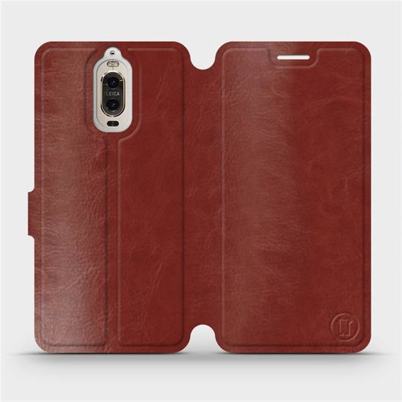 Etui do Huawei Mate 9 Pro - wzór Brown&Orange