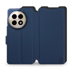 Etui Soft Touch do OnePlus 13 - wzór Głęboki granat z czernią