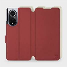 Etui Soft Touch do Huawei Nova 9 - wzór Zachodząca czerwień z platyną
