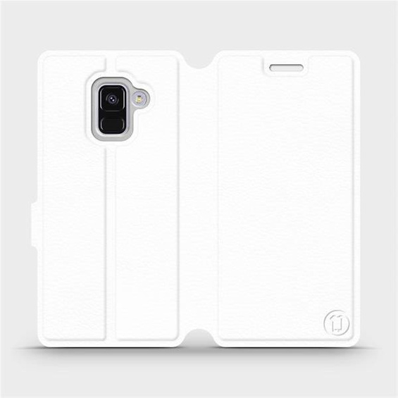 Etui do Samsung Galaxy A8 2018 - wzór White&Gray