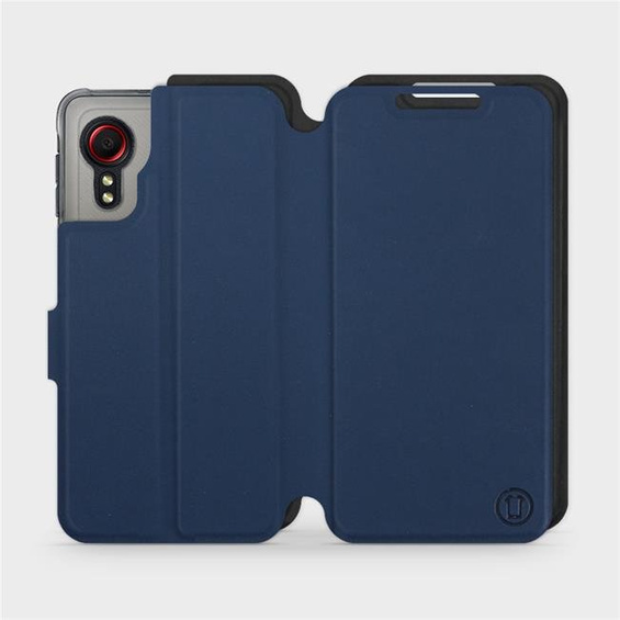 Etui Soft Touch do Samsung Galaxy Xcover 5 - wzór Głęboki granat z czernią