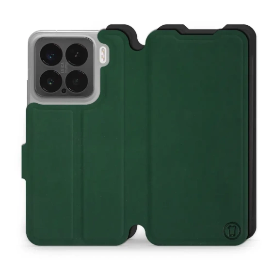 Etui Soft Touch do Xiaomi 15 - wzór Miejska zieleń z czernią
