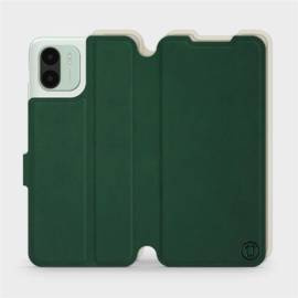 Etui Soft Touch do Xiaomi Redmi A1 - wzór Miejska zieleń z platyną