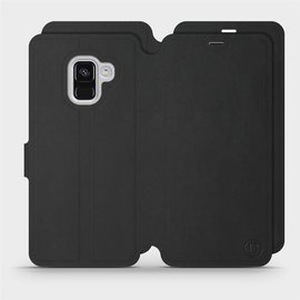 Etui Soft Touch do Samsung Galaxy A8 2018 - wzór Satynowa czerń