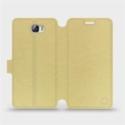 Etui do Huawei Y6 II Compact - wzór Gold&Gray