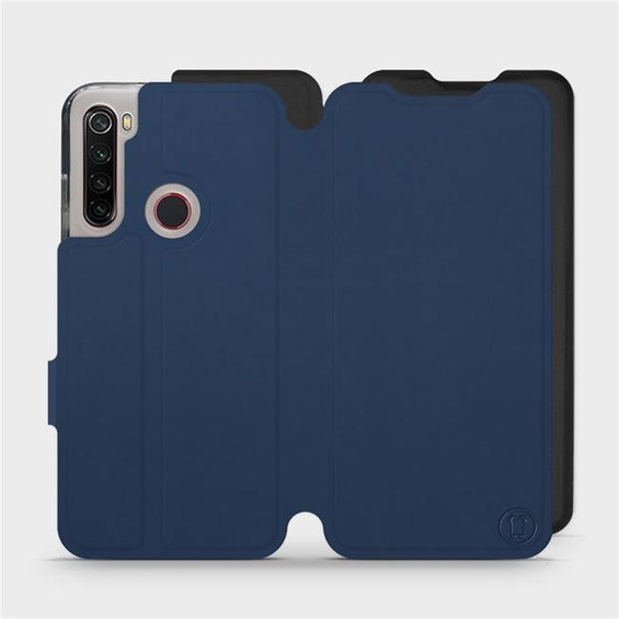 Etui Soft Touch do Xiaomi Redmi Note 8 - wzór Głęboki granat z czernią