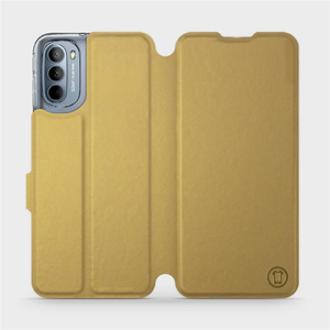 Etui do Motorola Moto G31 - wzór Gold&Gray