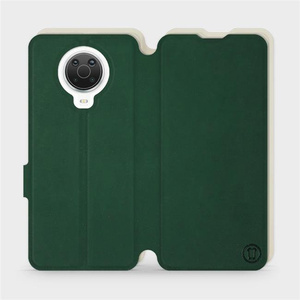 Etui Soft Touch do Nokia G20 - wzór Miejska zieleń z platyną