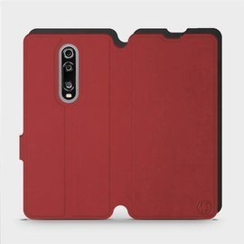 Etui Soft Touch do Xiaomi Mi 9T - wzór Zachodząca czerwień z czernią