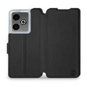 Etui Soft Touch do Realme GT 7T - wzór Satynowa czerń