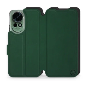 Etui Soft Touch do Huawei Nova 13 - wzór Miejska zieleń z czernią