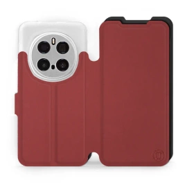 Etui Soft Touch do Huawei Honor Magic7 Pro 5G - wzór Zachodząca czerwień z czernią