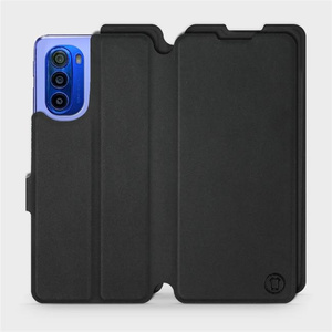 Etui Soft Touch do Motorola Moto G51 5G - wzór Satynowa czerń