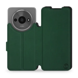 Etui Soft Touch do Xiaomi Redmi A3 - wzór Miejska zieleń z czernią