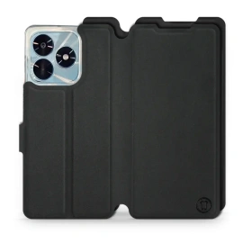 Etui Soft Touch do Huawei Honor X5c Plus - wzór Satynowa czerń