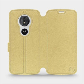 Etui do Motorola Moto E5 - wzór Gold&Gray