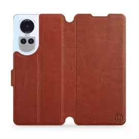 Etui do OPPO Reno 10 5G - wzór Brown&Orange