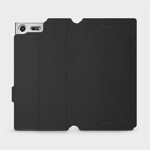 Etui Soft Touch do Sony Xperia XZ Premium - wzór Satynowa czerń