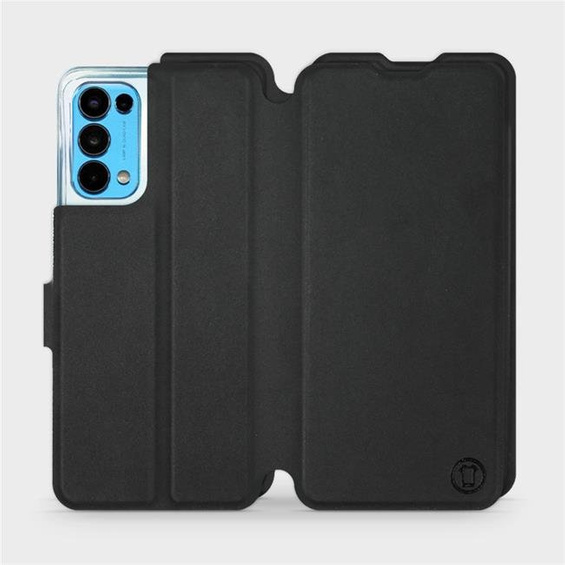 Etui Soft Touch do OPPO RENO 5 5G - wzór Satynowa czerń