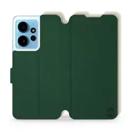 Etui Soft Touch do Xiaomi Redmi Note 12 4G - wzór Miejska zieleń z platyną