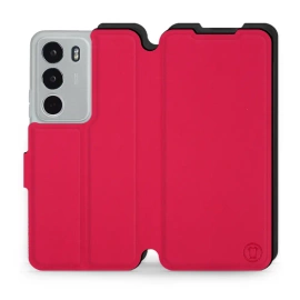 Etui Soft Touch do Realme C71 - wzór Żywa czerwień z czernią