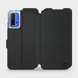 Etui Soft Touch do Xiaomi Redmi 9T - wzór Satynowa czerń