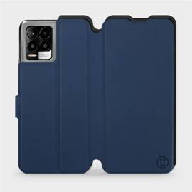 Etui Soft Touch do Realme 8 Pro - wzór Głęboki granat z czernią