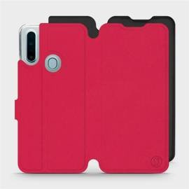 Etui Soft Touch do OPPO A31 - wzór Żywa czerwień z czernią