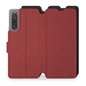 Etui Soft Touch do Sony Xperia 10 V - wzór Zachodząca czerwień z czernią