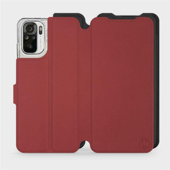 Etui Soft Touch do Xiaomi Redmi Note 10 - wzór Zachodząca czerwień z czernią