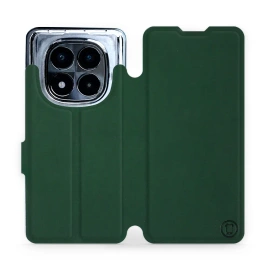 Etui Soft Touch do Xiaomi Redmi Note 14 Pro 5G - wzór Miejska zieleń z czernią