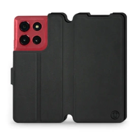 Etui Soft Touch do Motorola Moto G86 Power 5G - wzór Satynowa czerń