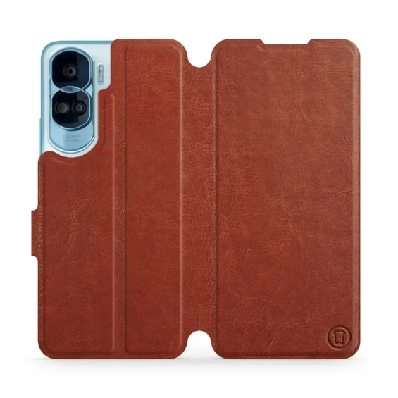 Etui do Huawei Honor 90 Lite - wzór Brown&Orange