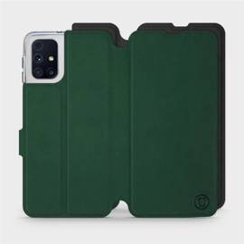 Etui Soft Touch do Samsung Galaxy M31s - wzór Miejska zieleń z czernią