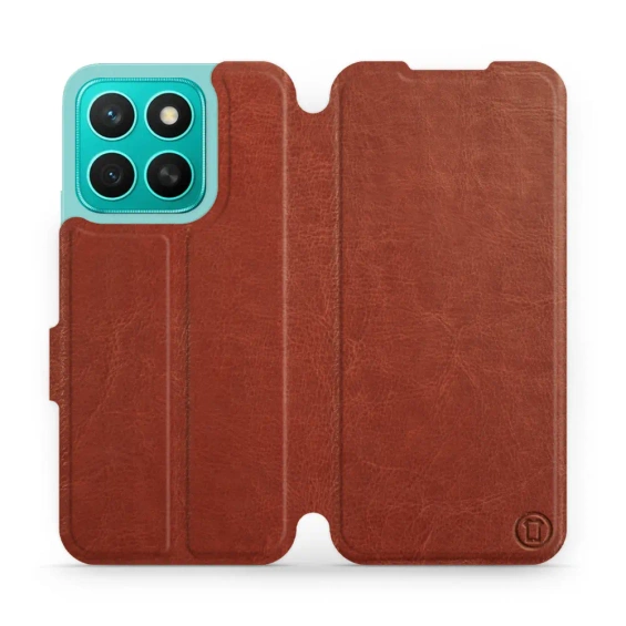 Etui do Huawei Honor X8c - wzór Brown&Orange