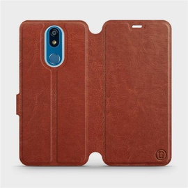 Etui do LG K40 - wzór Brown&Gray