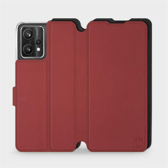 Etui Soft Touch do Realme 9 5G - wzór Zachodząca czerwień z czernią