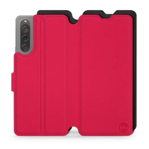 Etui Soft Touch do Sony Xperia 10 V - wzór Żywa czerwień z czernią