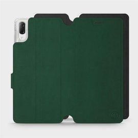 Etui Soft Touch do Sony Xperia L3 - wzór Miejska zieleń z czernią