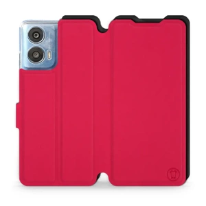 Etui Soft Touch do Motorola Moto G24 Power - wzór Żywa czerwień z czernią