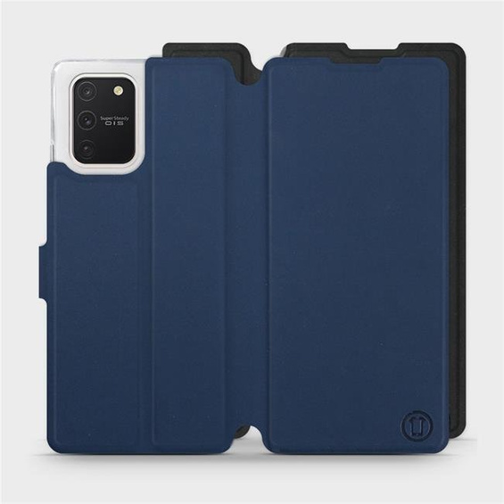 Etui Soft Touch do Samsung Galaxy S10 Lite - wzór Głęboki granat z czernią