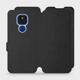 Etui Soft Touch do Motorola Moto E7 Plus - wzór Satynowa czerń