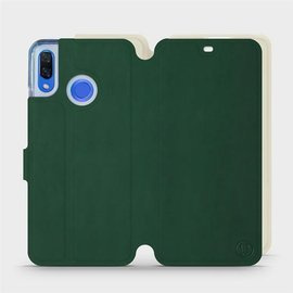 Etui Soft Touch do Huawei Nova 3 - wzór Miejska zieleń z platyną