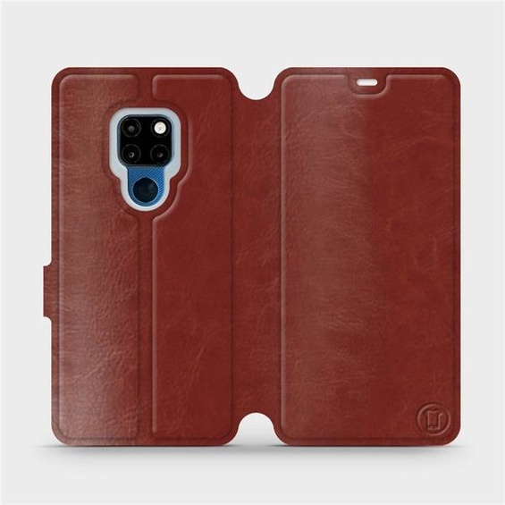 Etui do Huawei Mate 20 - wzór Brown&Gray