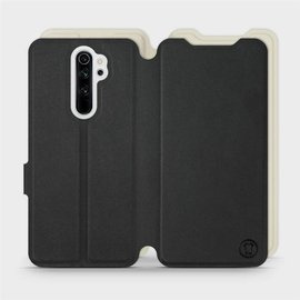 Etui Soft Touch do Xiaomi Redmi Note 8 Pro - wzór Satynowa czerń z platyną