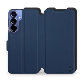 Etui Soft Touch do Samsung Galaxy S25 Plus - wzór Głęboki granat z czernią